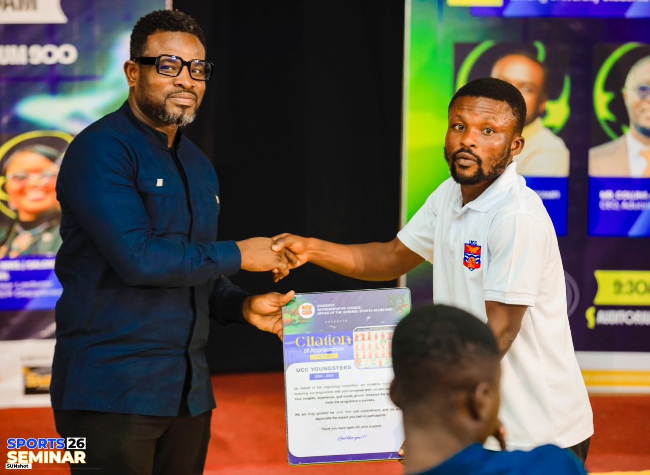 UCC Youngsters citation of appreciation